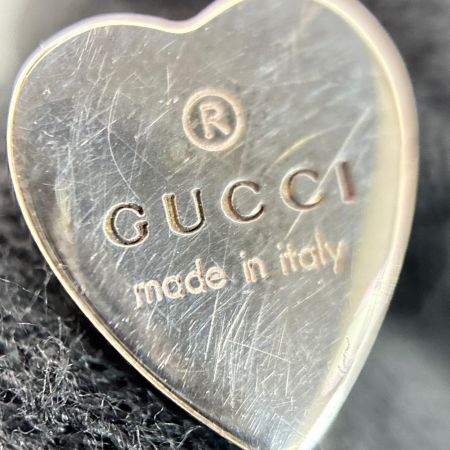 GUCCI グッチ ハートモチーフ ピアス SV925  シルバー 箱有