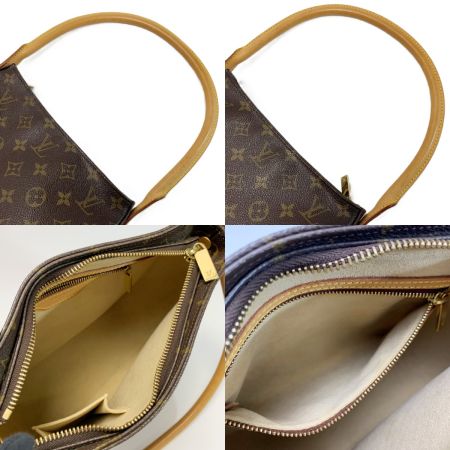LOUIS VUITTON ルイヴィトン モノグラム ルーピングMM ショルダーバッグ M51146 ワンショルダー