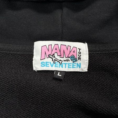  SEVENTEEN ナナツアー フーディー Lサイズ NANA TOUR ブラック