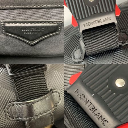 MONTBLANC モンブラン エクストリーム ショルダーバッグ 129972 ブラック エンボス加工レザー メンズ