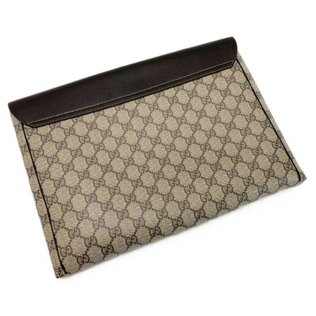  GUCCI グッチ クラッチバッグ GGスプリーム  387088 ブラウン