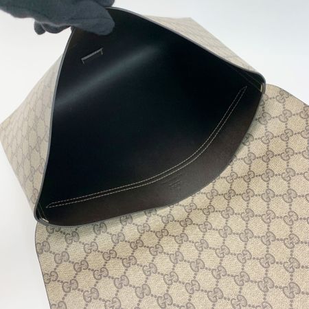  GUCCI グッチ クラッチバッグ GGスプリーム  387088 ブラウン
