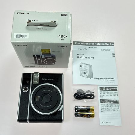 FUJIFILM フジフィルム インスタントカメラ チェキ  Instax mini 40 取説・箱付き