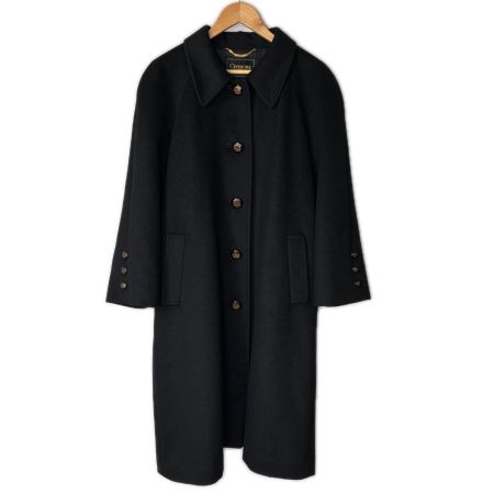 Cremona カシミアコート カシミヤ100% 無地 130-1056 ブラック レディース SIZE 9号