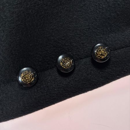Cremona カシミアコート カシミヤ100% 無地 130-1056 ブラック レディース SIZE 9号