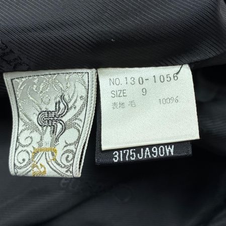 Cremona カシミアコート カシミヤ100% 無地 130-1056 ブラック レディース SIZE 9号