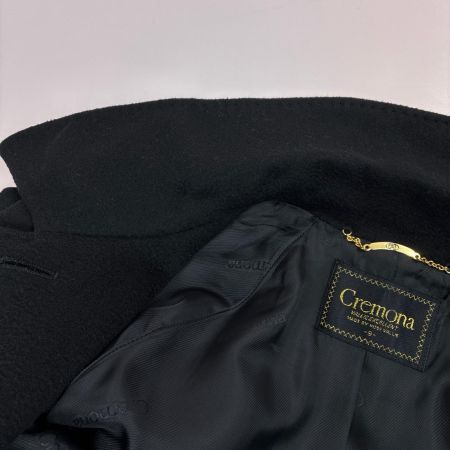Cremona カシミアコート カシミヤ100% 無地 130-1056 ブラック レディース SIZE 9号