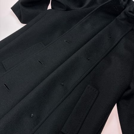Cremona カシミアコート カシミヤ100% 無地 130-1056 ブラック レディース SIZE 9号
