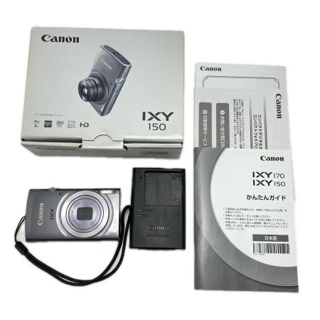  CANON キャノン コンパクトデジタルカメラ IXY 150 シルバー 取説・充電器・箱付き