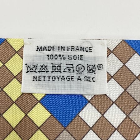 HERMES エルメス ツイリー Colliers de chiens remix マルチカラー シルク100％ スカーフ 箱有