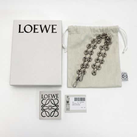  LOEWE ロエベ ドーナツチェーン C181T03X01 シルバー バッグショルダーストラップ 箱・布袋有