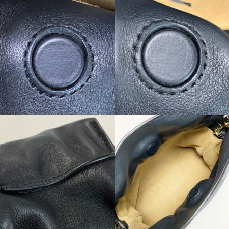 LOEWE ロエベ クラッチバッグ フラメンコ  A411FC2X73 ブラック レディース ゴールド金具