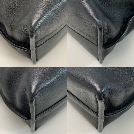LOEWE ロエベ クラッチバッグ フラメンコ  A411FC2X73 ブラック レディース ゴールド金具