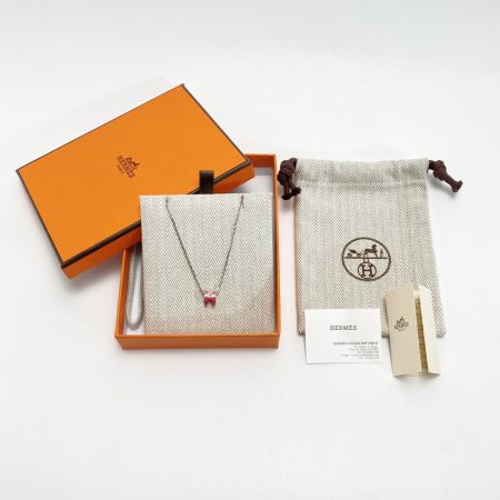 HERMES エルメス ミニ・ポップH ネックレス H147992FP65 ローズトロピック 箱・布袋有