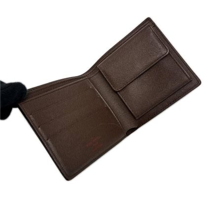  LOUIS VUITTON ルイヴィトン ダミエ PFマルコ N61675 2つ折り財布 