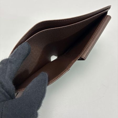  LOUIS VUITTON ルイヴィトン ダミエ PFマルコ N61675 2つ折り財布 