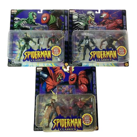  TOY BIZ トイビズ社 MARVEL スパイダーマン クラシック5インチ2パック 3種セット フィギュア SPIDER-MAN