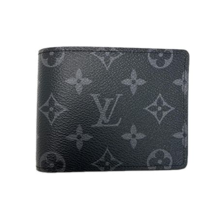  LOUIS VUITTON ルイヴィトン モノグラム・エクリプス ポルトフォイユ・ミュルティプル  M61695 2つ折り財布 保存袋有