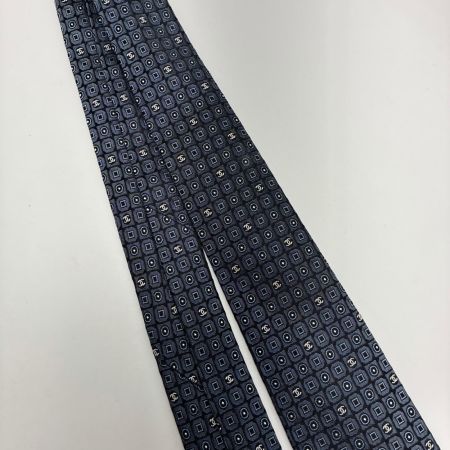 CHANEL シャネル ココマーク グレー シルク100% メンズ