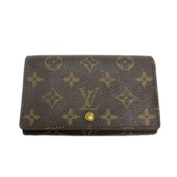 LOUIS VUITTON ルイヴィトン モノグラム ポルトモネ ビエ トレゾール M61730 2つ折り財布 Cランク