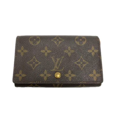 LOUIS VUITTON ルイヴィトン モノグラム ポルトモネ ビエ トレゾール M61730 2つ折り財布
