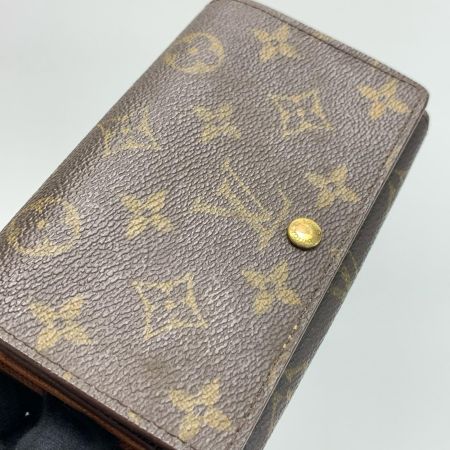 LOUIS VUITTON ルイヴィトン モノグラム ポルトモネ ビエ トレゾール M61730 2つ折り財布