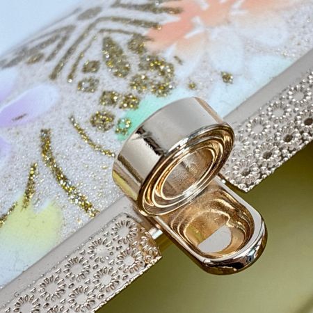   草履&バッグセット Fサイズ 草履長さ約24.5㎝ 花柄 箱付き 和装小物