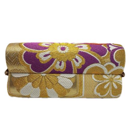  草履&バッグセット Fサイズ 草履長さ約24.5㎝ 花柄 箱付き 和装小物