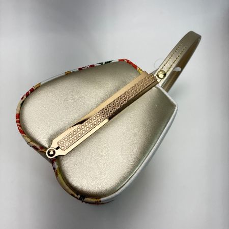   草履&バッグセット Fサイズ 草履長さ約24.5㎝ 花柄 箱付き 和装小物