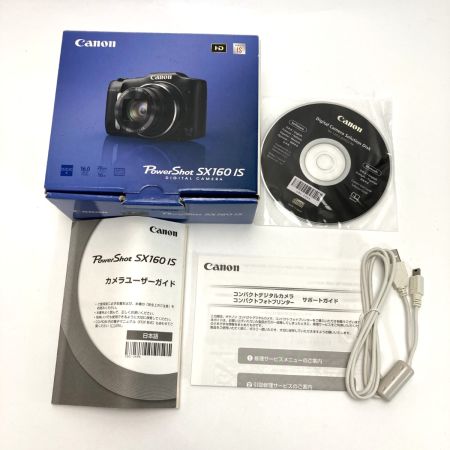 CANON キャノン コンパクトデジタルカメラ PowerShot SX160 IS 取説・箱付き