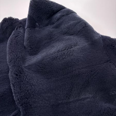 SAGA ミンクハーフコート 毛皮 無地 パープル レディース 9-11号サイズ