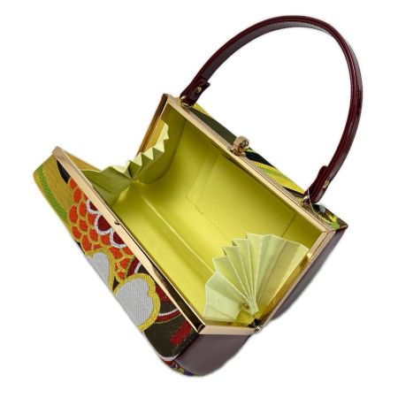   草履&バッグセット Fサイズ 草履長さ約24.5㎝ 花柄 箱付き 和装小物