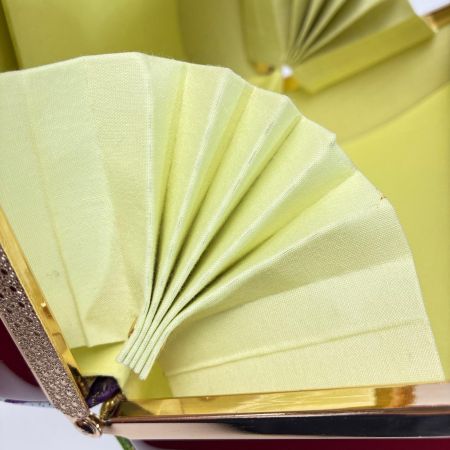   草履&バッグセット Fサイズ 草履長さ約24.5㎝ 花柄 箱付き 和装小物