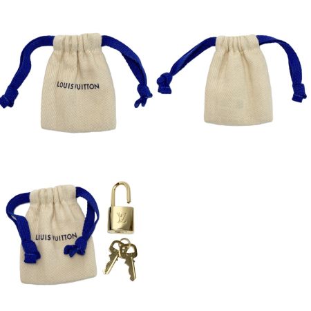  LOUIS VUITTON ルイヴィトン アクセサリー キーリング GP パドロック&キーx2 布袋付