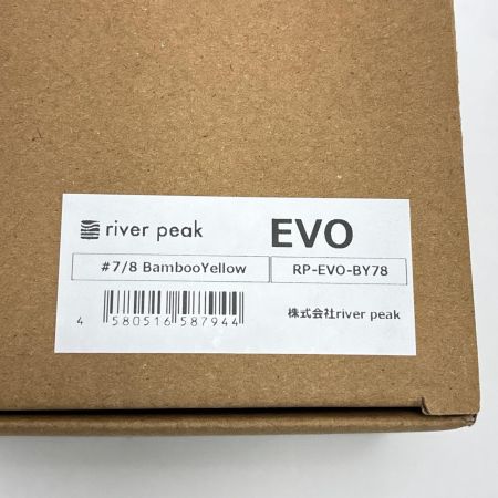リバーピーク EVO ＃7/8 RP-EVO-BY78 バンプーイエロー フライリール 箱付き