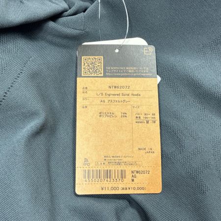 THE NORTH FACE ザノースフェイス ロングスリーブエンジニアードスパイラルフーディ M レディース NTW62072 グレー