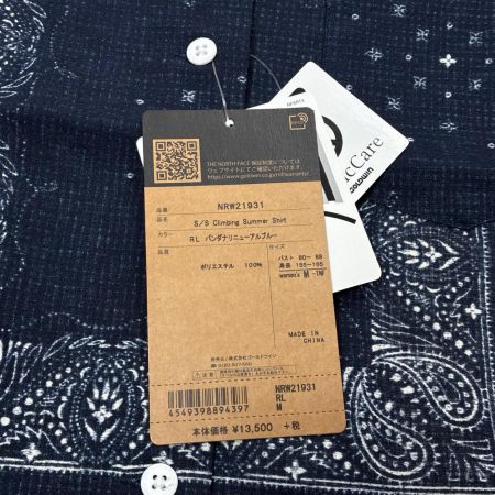 THE NORTH FACE ザノースフェイス ショートスリーブクライミングサマーシャツ SIZE M レディース NRW21931 ネイビー
