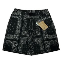 THE NORTH FACE ザノースフェイス ノベルティクラスファイブカーゴショーツ バンダナ柄 レディース SIZE M NBW41745 ブラック Aランク