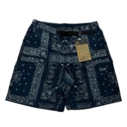 THE NORTH FACE ザノースフェイス ノベルティクラスファイブカーゴショーツ バンダナ柄 レディース SIZE M NBW41745 ネイビー Aランク