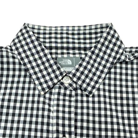 THE NORTH FACE ザノースフェイス ロングスリーブヒデンバリーシャツ SIZE M レディース NRW11966 ブラックギンガム