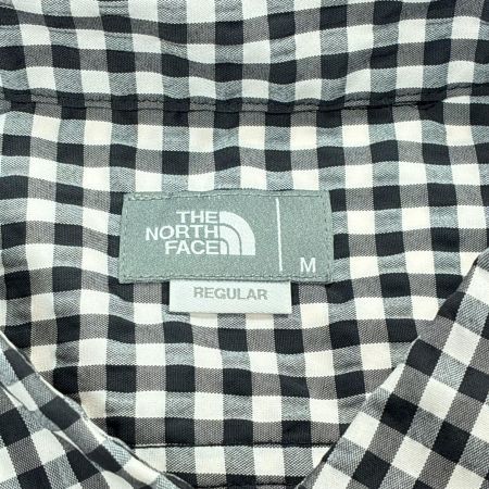 THE NORTH FACE ザノースフェイス ロングスリーブヒデンバリーシャツ SIZE M レディース NRW11966 ブラックギンガム