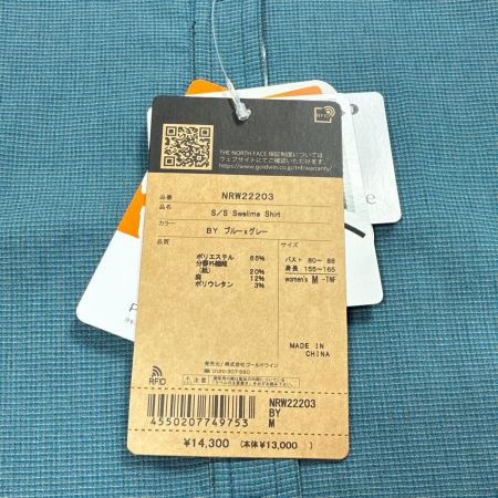 THE NORTH FACE ザノースフェイス ショートスリーブスウェルムシャツ SIZE M NRW22203 グリーン レディース
