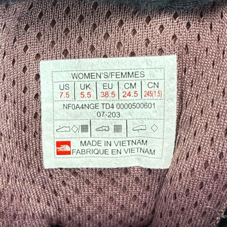 THE NORTH FACE ザノースフェイス トレッキングシューズ NFW52020 ルーツブラウン×マロンパープル SIZE 24.5cm
