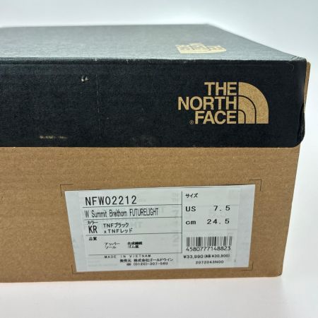 THE NORTH FACE ザノースフェイス トレッキングシューズ NFW02212 TNFブラック×TNFレッド SIZE 24.5cm