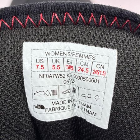 THE NORTH FACE ザノースフェイス トレッキングシューズ NFW02212 TNFブラック×TNFレッド SIZE 24.5cm
