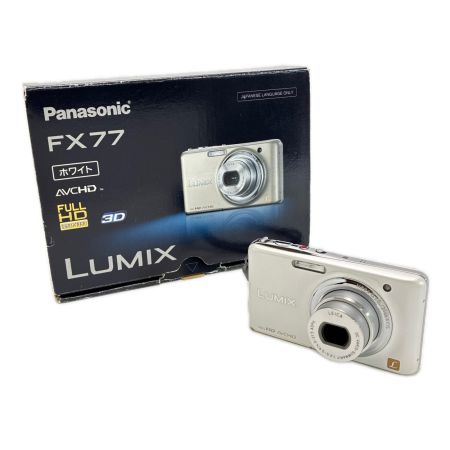 Panasonic パナソニック コンパクトデジタルカメラ LUMIX DMC-FX77 取説・充電器・箱付き