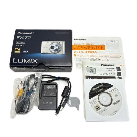 Panasonic パナソニック コンパクトデジタルカメラ LUMIX DMC-FX77 取説・充電器・箱付き
