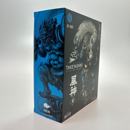  海洋堂 KT Project KT-EX03 タケヤ式自在置物 風神(青) リボルテック フィギュア TAKEYASHIKI