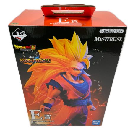一番くじ ドラゴンボール VSオムニバス E賞 MASTERLISE 超サイヤ人3孫悟空 フィギュア BANDAI