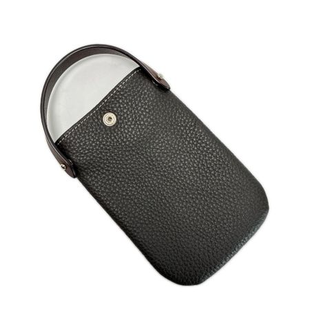 Somes Saddle ソメスサドル ティッシュケース ブラック×ブラウン